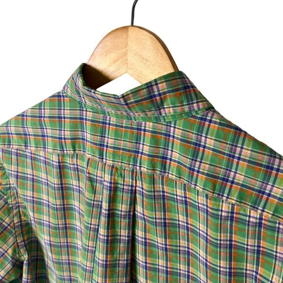Ralph Lauren Dress Shirt Size Small Custom Fit Vintage Plaid Button Down Plaid - Picture 5 of 15